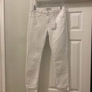 NWT Just Black Frayed Step Hem Skinny Jeans